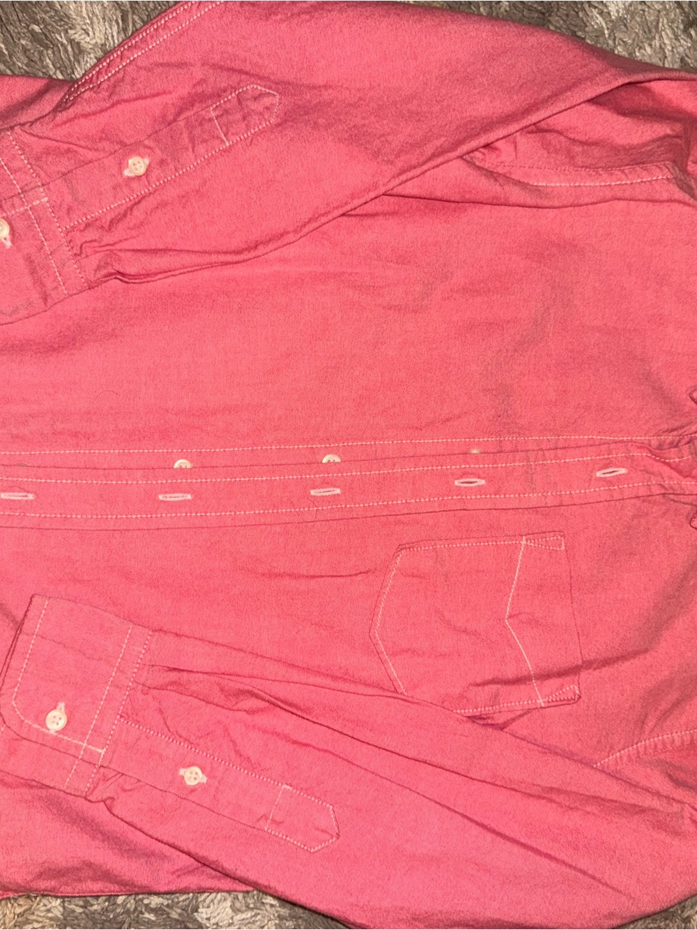 GAP Coral/Pink Button-Down Shirt